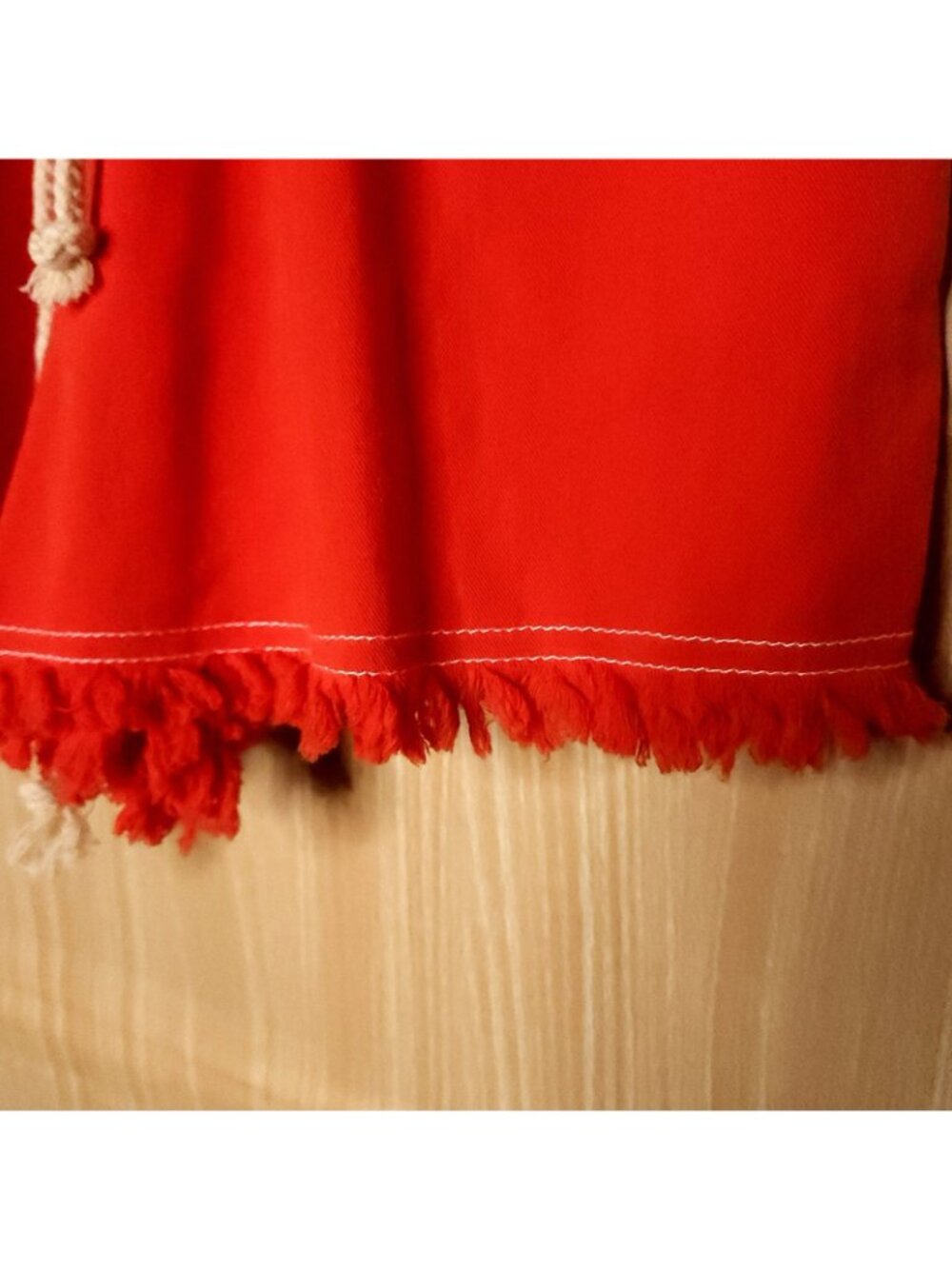 Idem Ditto Red Elastic Waist Shorts Small - Picture 3 of 7